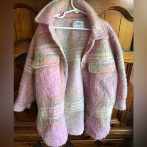 Zara oversized wool shaket